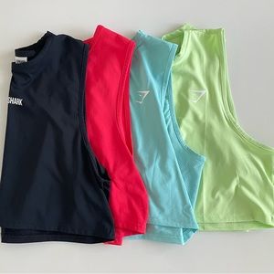 GYMSHARK TANK BUNDLE (green tank is free!)
